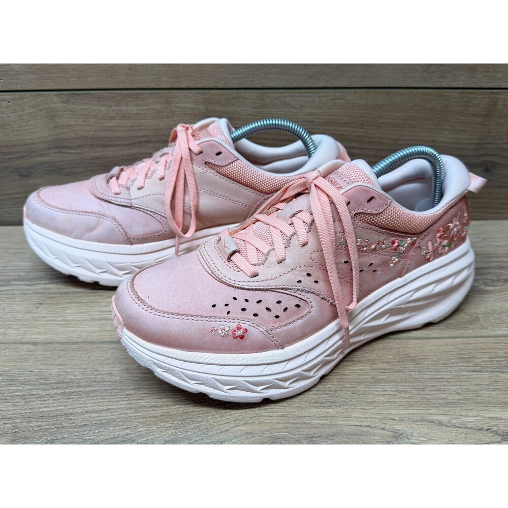 Hoka One One Vibrant Bloom Bondi L BP Sneakers Women's 9.5 (1150924 DRYC)